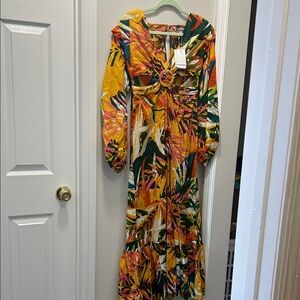 Walter Baker Multicolor Tropical Dress